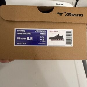 Mizuno Wave Horizon 7 Women's Shoes - Black and Gray